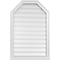 Ekena Millwork Octagonal Top Surface Mount PVC Gable Vent w/ 2"W x 2"P Brickmould Sill Frame, 24"W x 36"H GVPOT24X3603SF - alternate 1